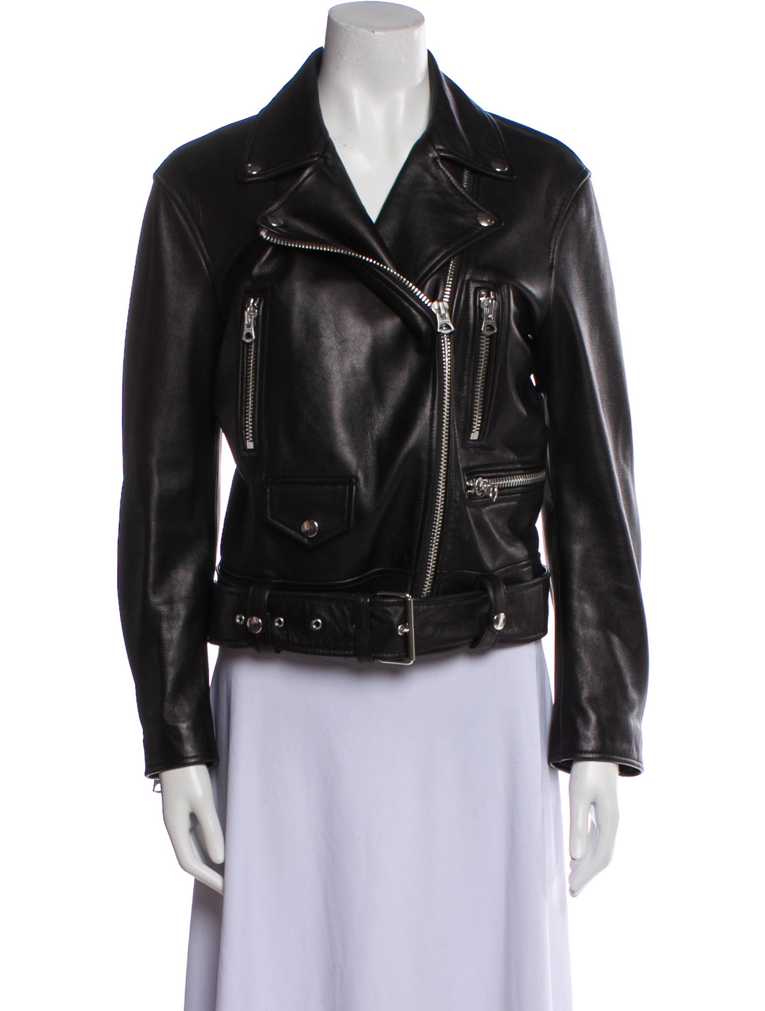 Acne Studios Leather Biker Jacket