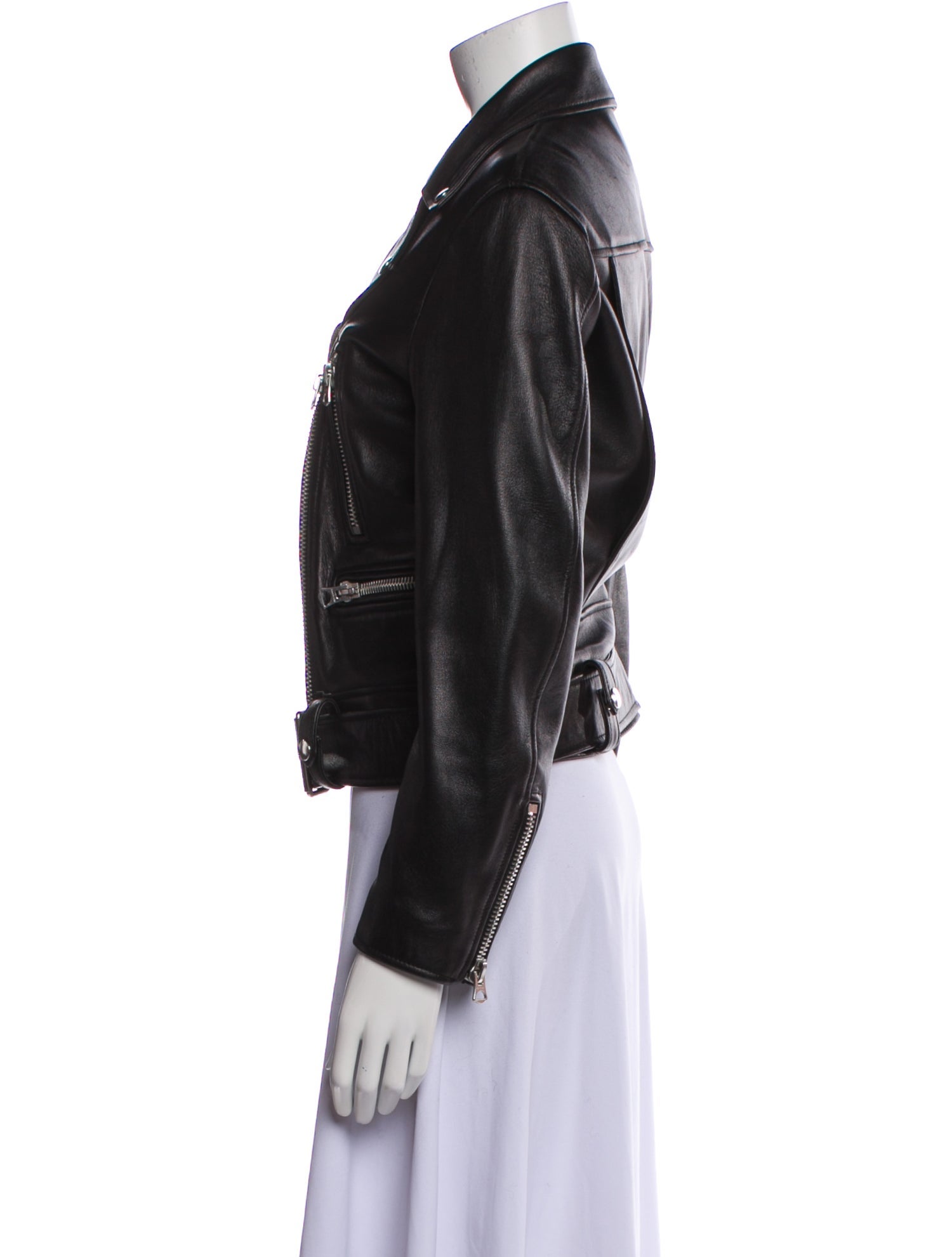 Acne Studios Leather Biker Jacket