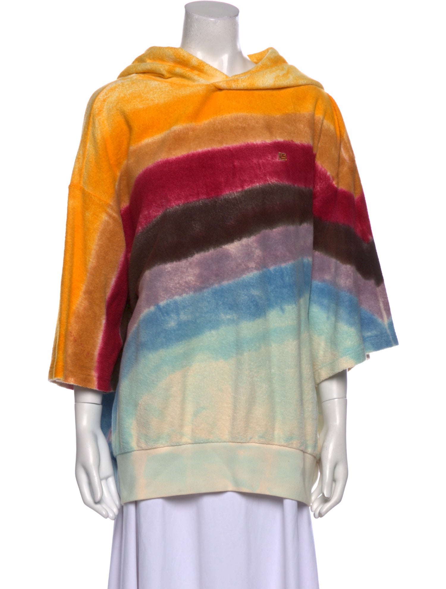 Acne Studios Tie-Dye Print Crew Neck Tunic