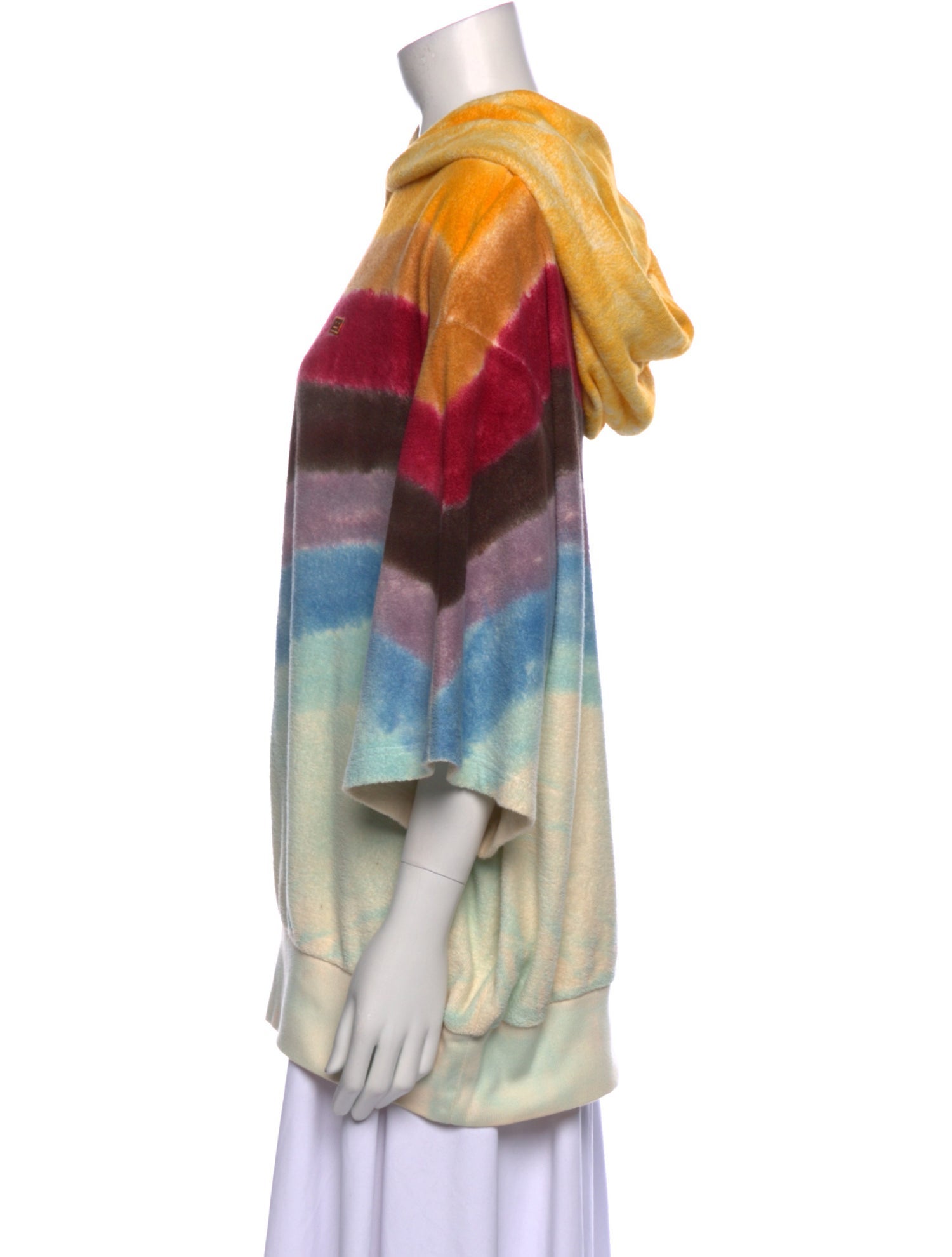 Acne Studios Tie-Dye Print Crew Neck Tunic