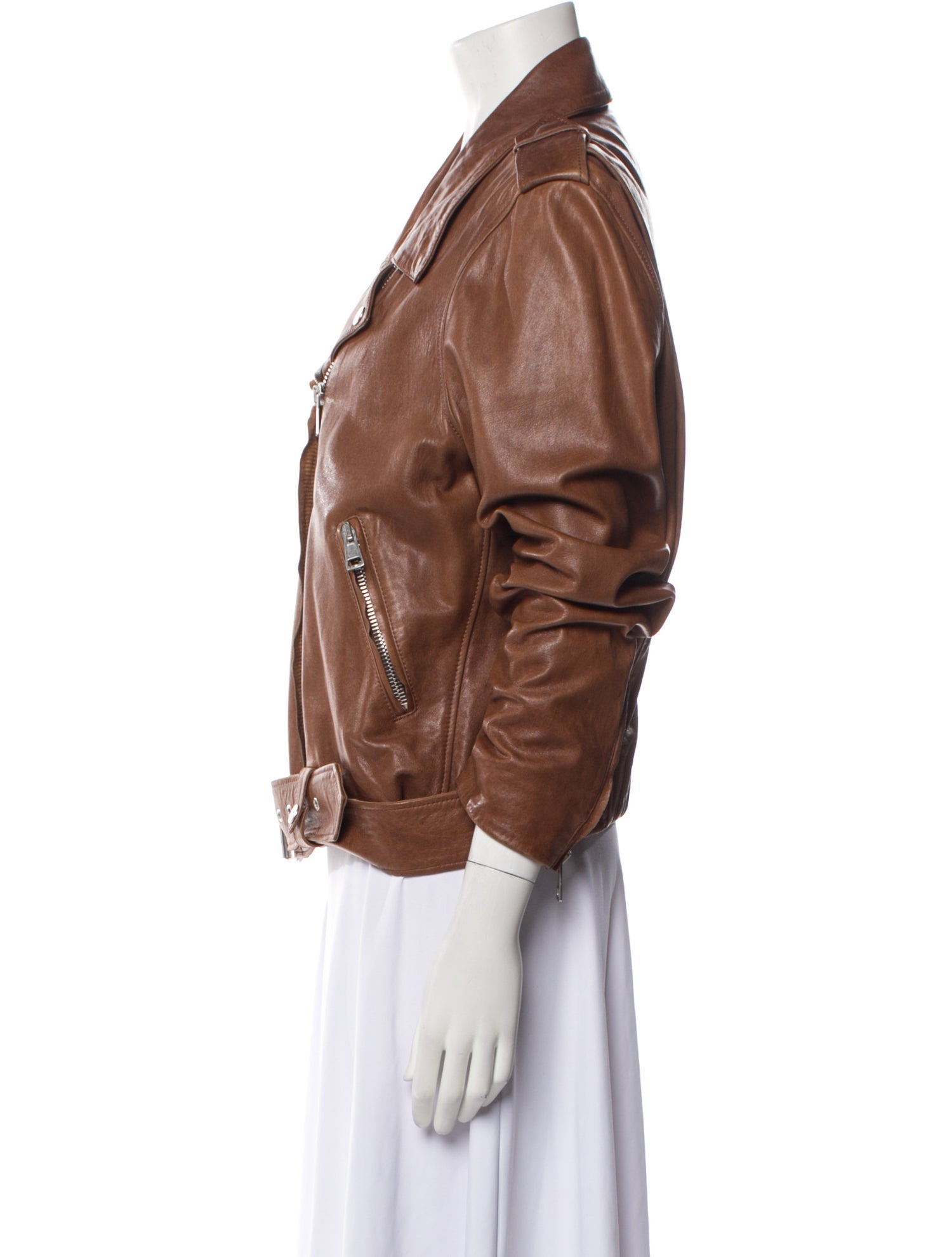 Acne Studios Lamb Leather Biker Jacket