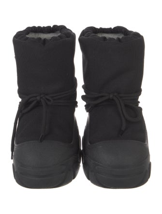 Acne Studios Canvas Lace-Up Boots