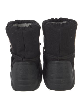 Acne Studios Canvas Lace-Up Boots