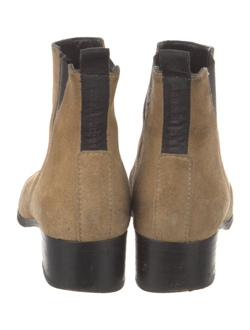Acne Studios Suede Colorblock Pattern Chelsea Boots