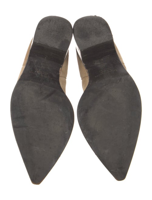 Acne Studios Suede Colorblock Pattern Chelsea Boots