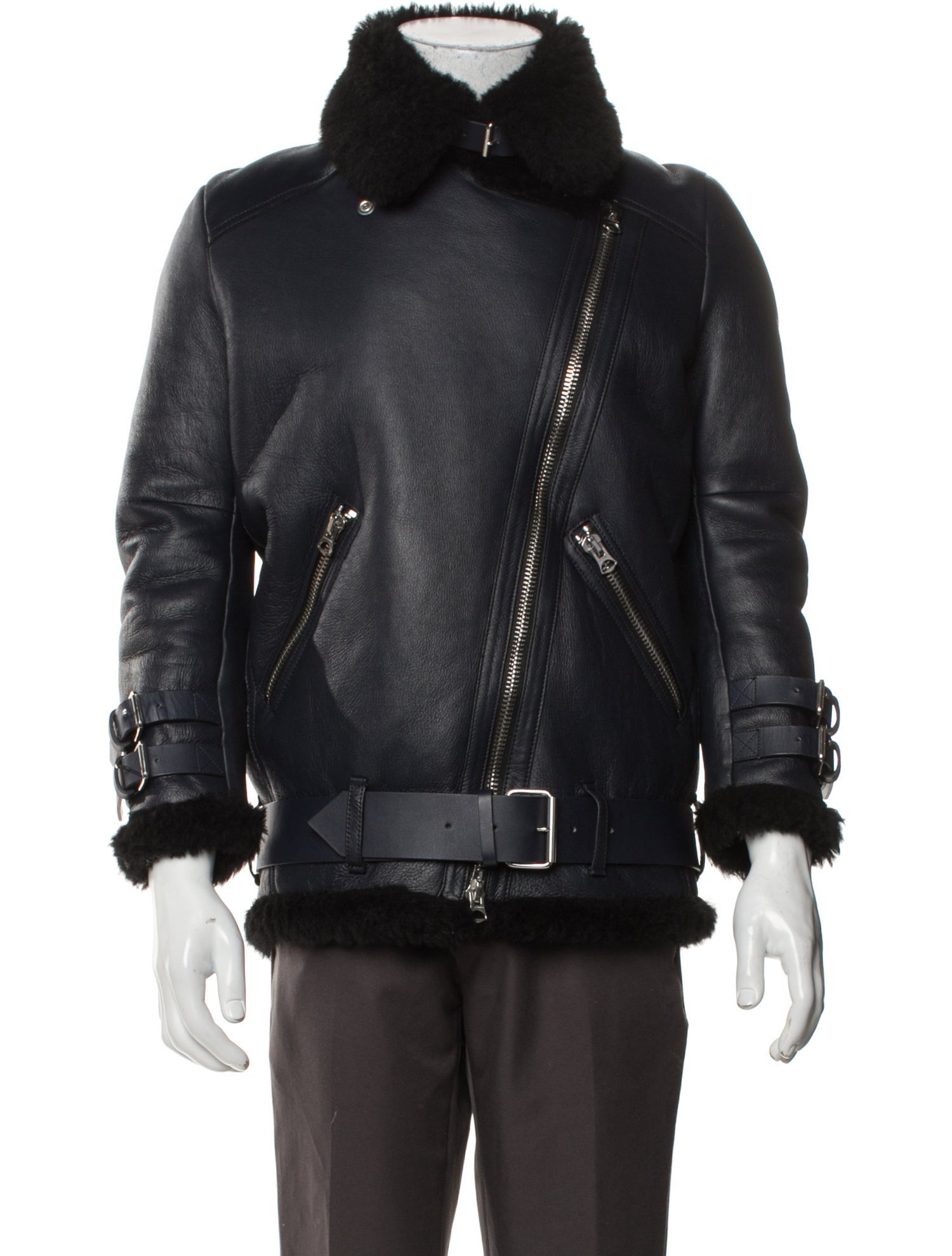 Acne Studios Shearling Moto Jacket