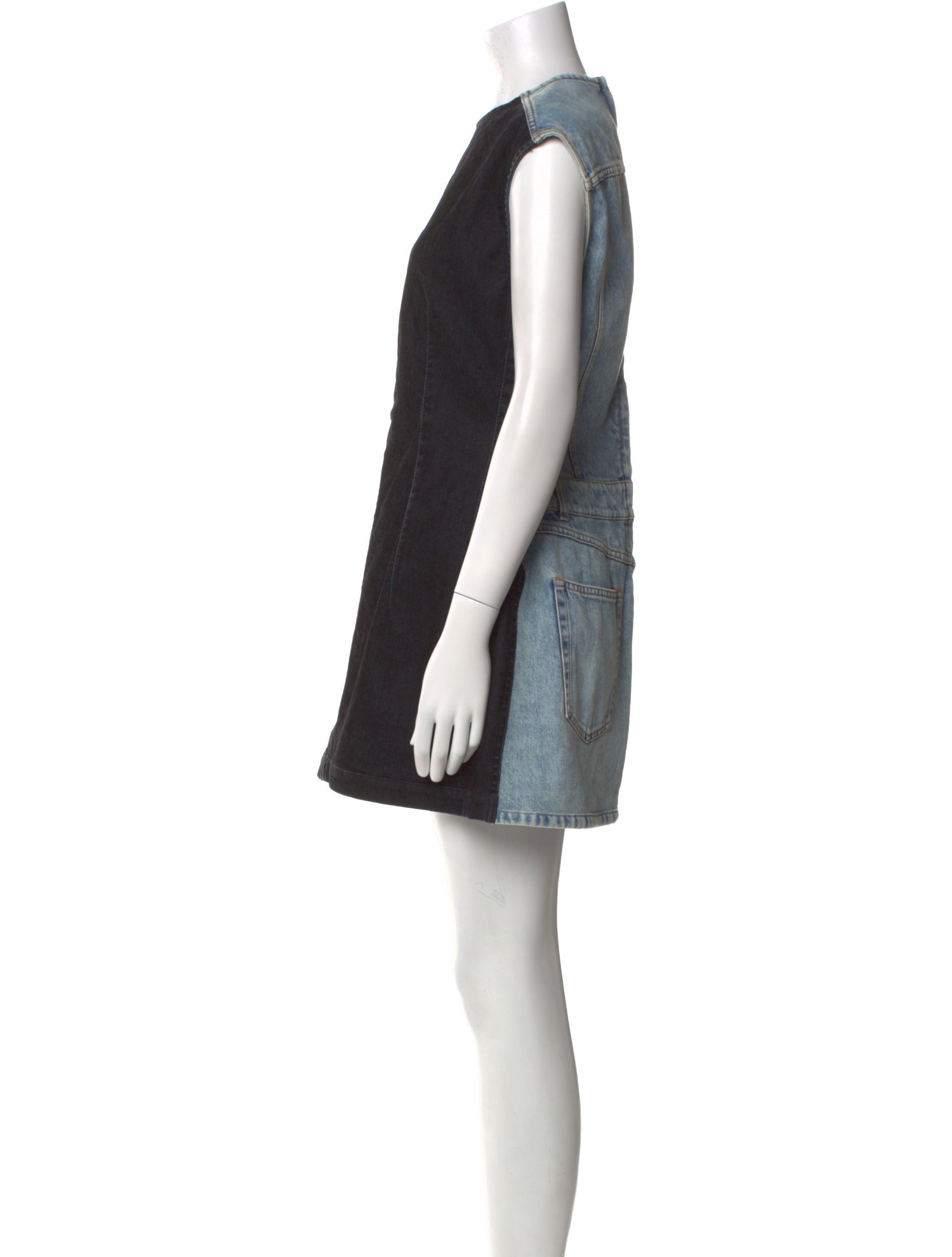 Acne Studios Crew Neck Mini Dress