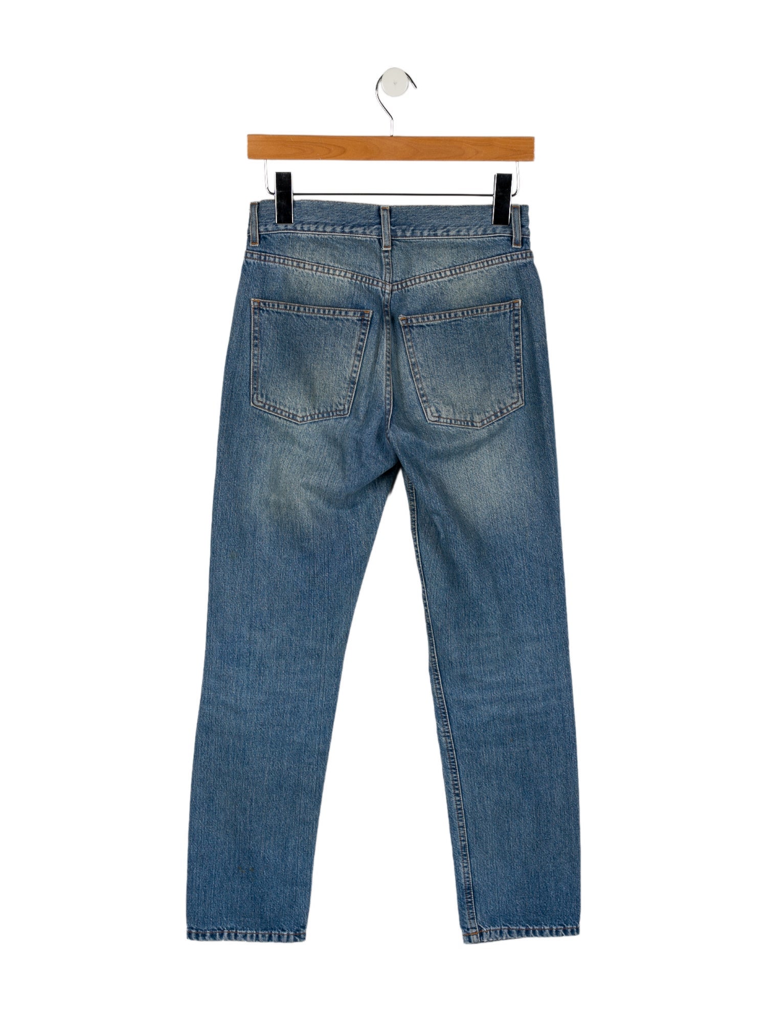 Acne Studios Mid-Rise Straight Leg Jeans
