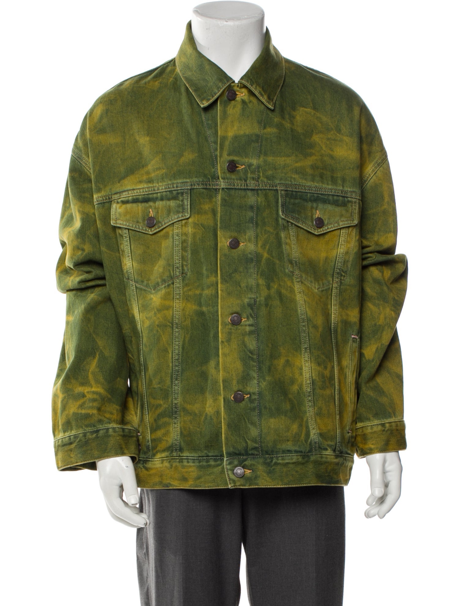 Acne Studios 2023 Camouflage Print Trucker Jacket