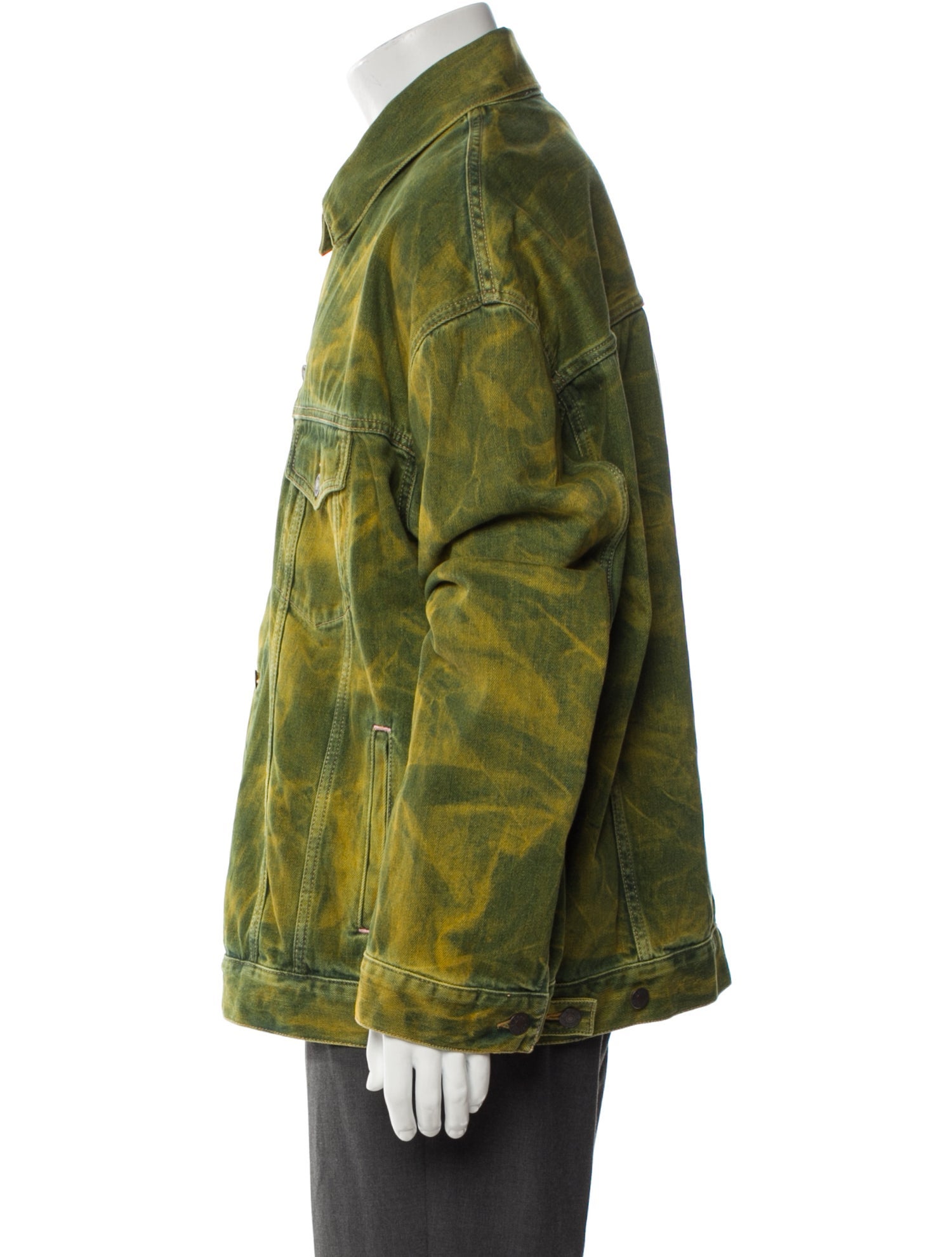 Acne Studios 2023 Camouflage Print Trucker Jacket