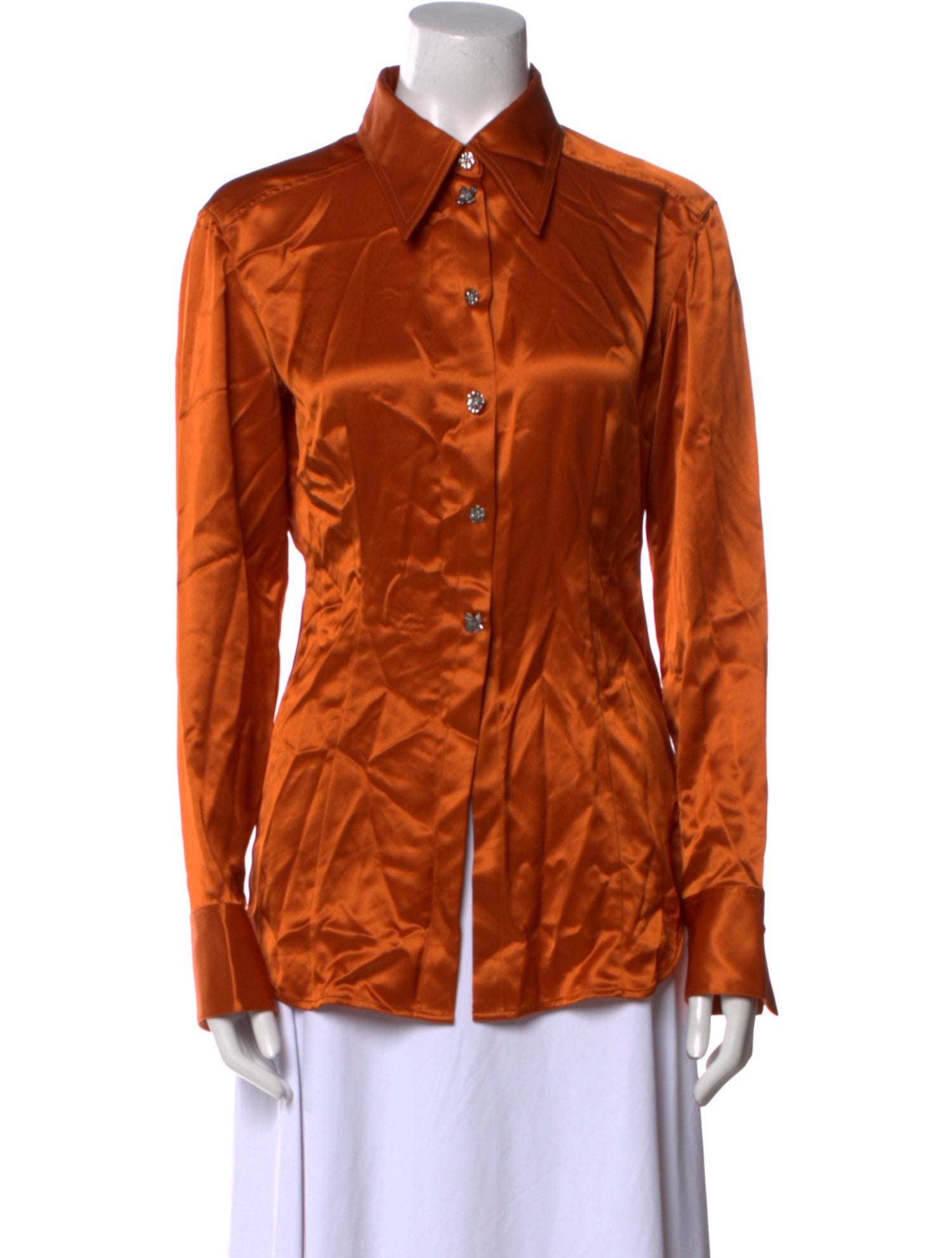 Acne Studios Long Sleeve Button-Up Top