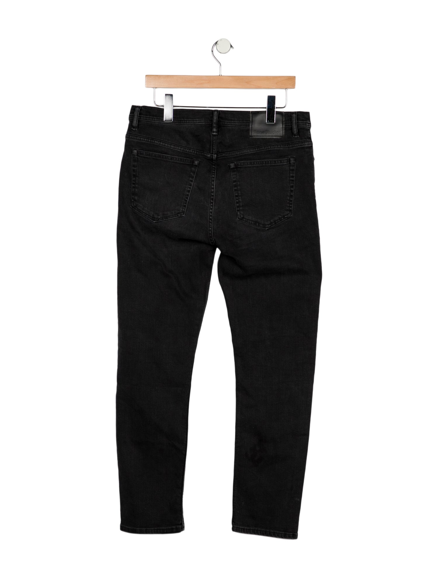Acne Studios Mid-Rise Straight Leg Jeans