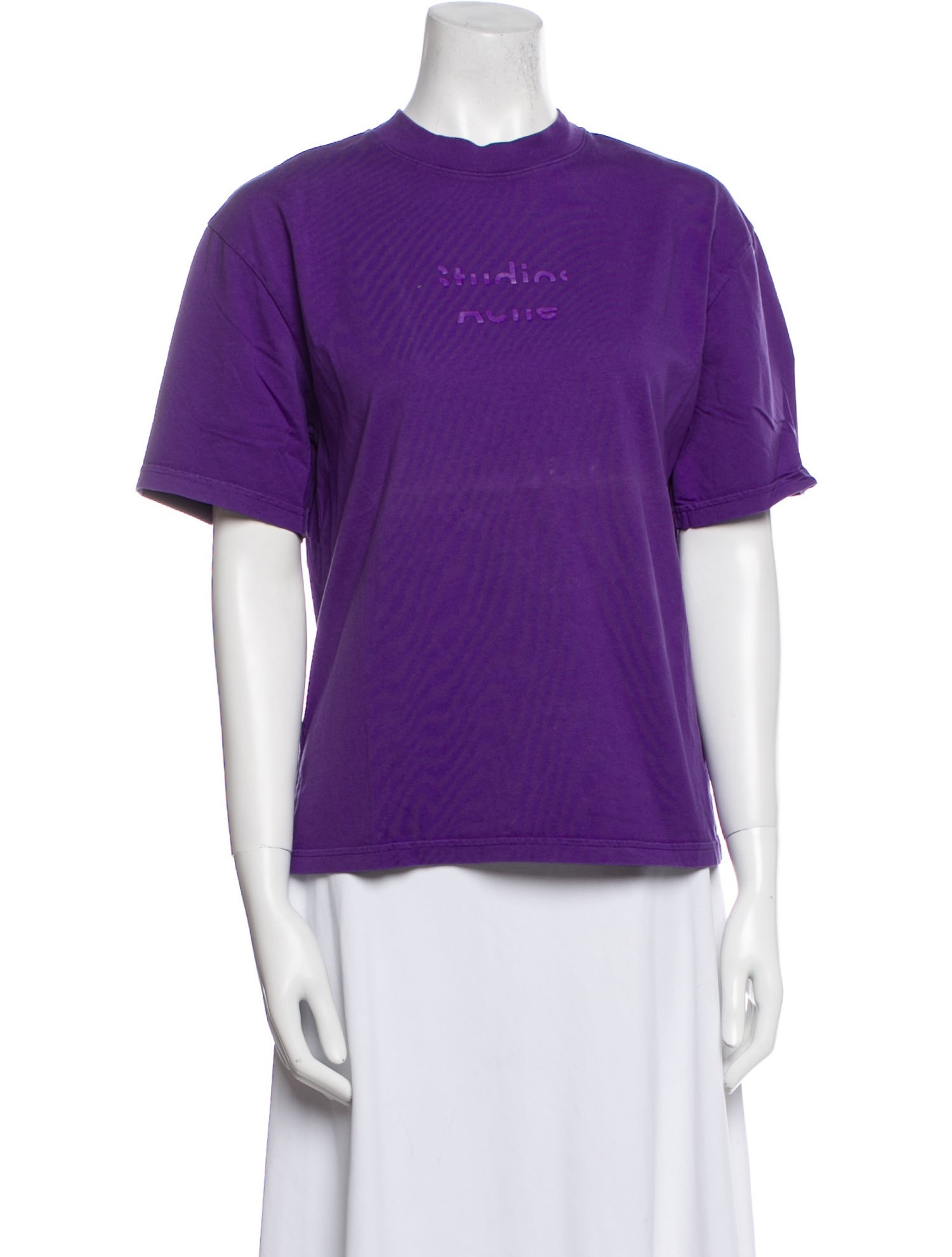 Acne Studios Graphic Print Crew Neck T-Shirt