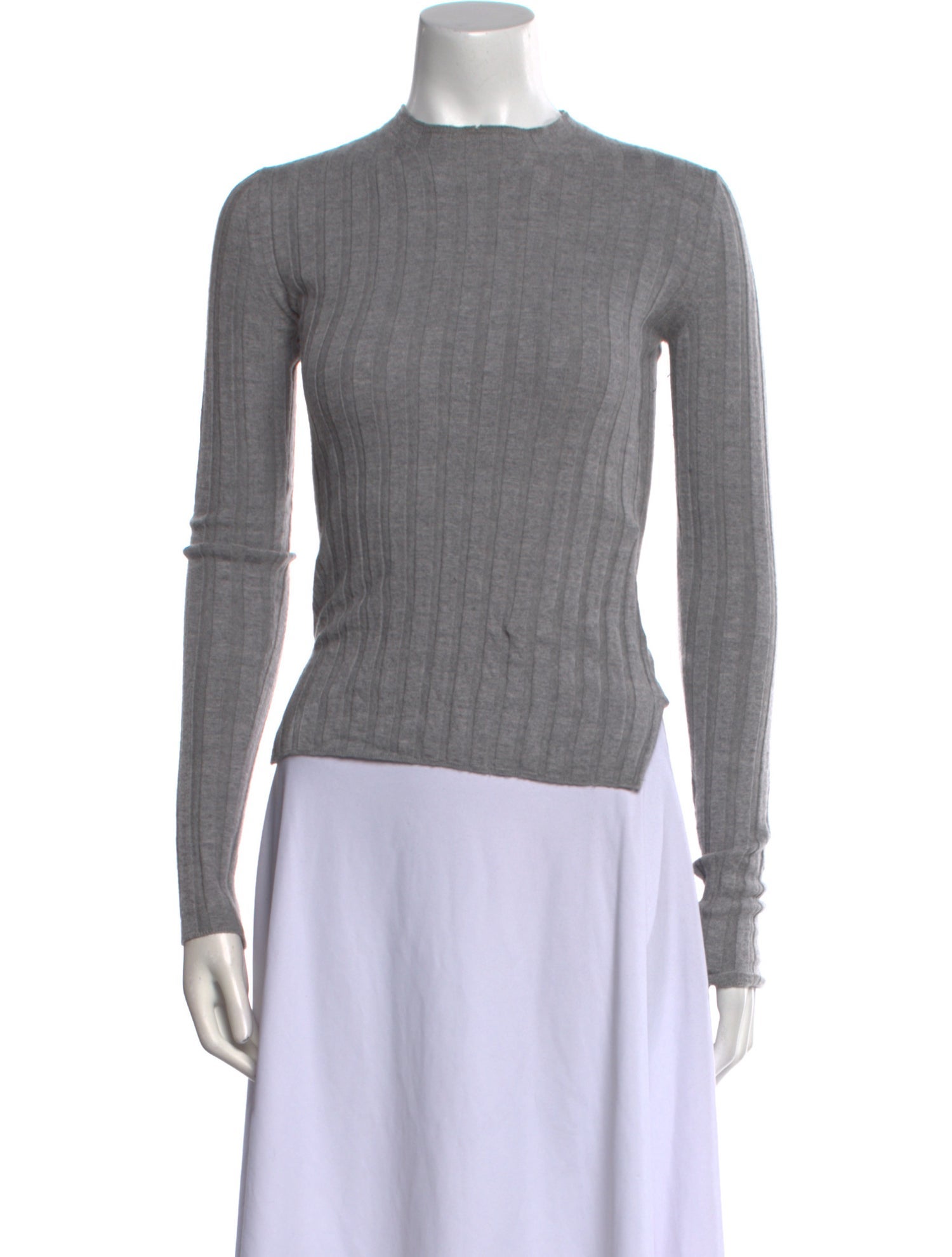 Acne Studios Merino Wool Mock Neck Sweater