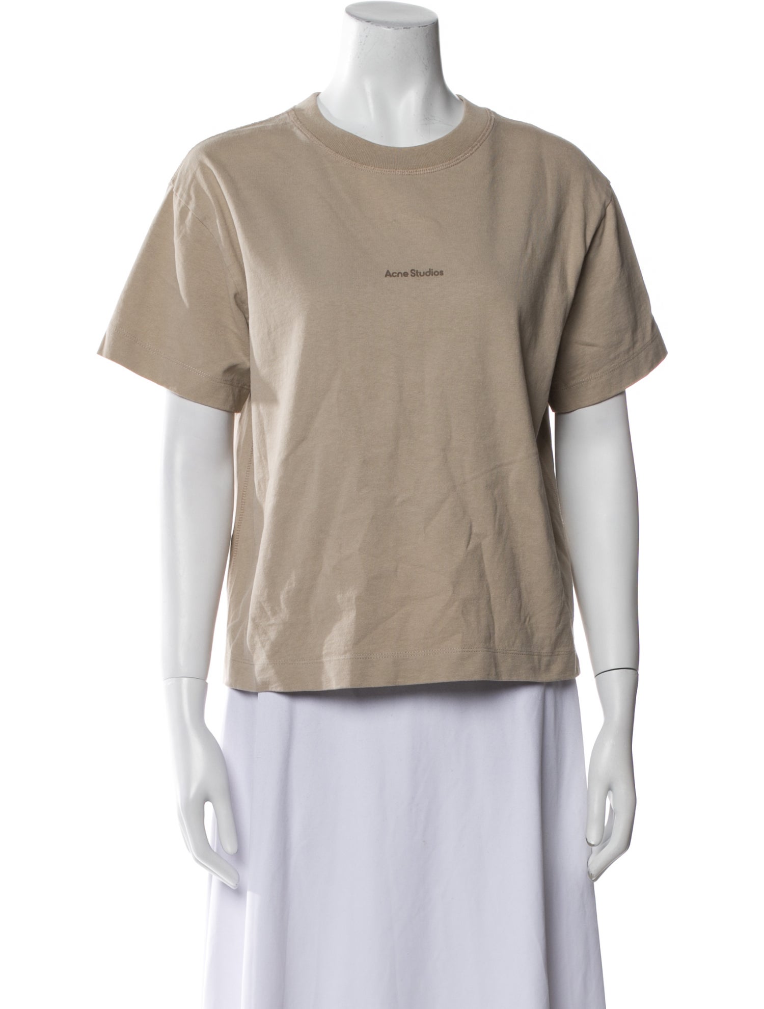 Acne Studios Graphic Print Crew Neck T-Shirt