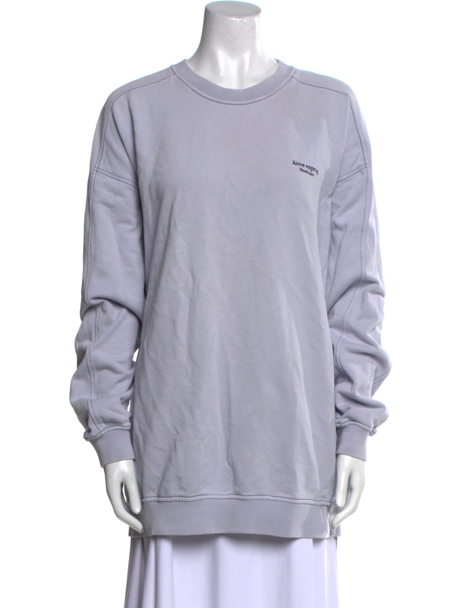Acne Studios Crew Neck Long Sleeve Sweatshirt