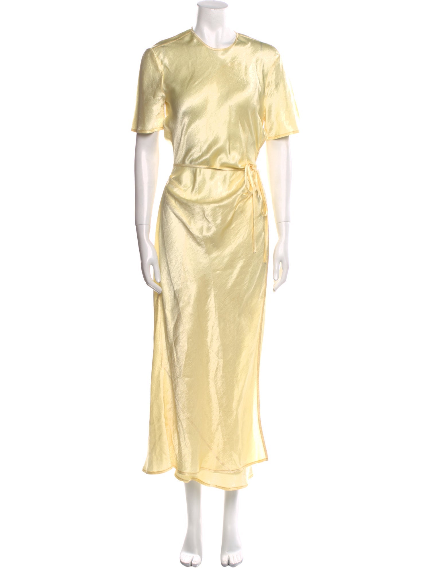 Acne Studios Crew Neck Long Dress