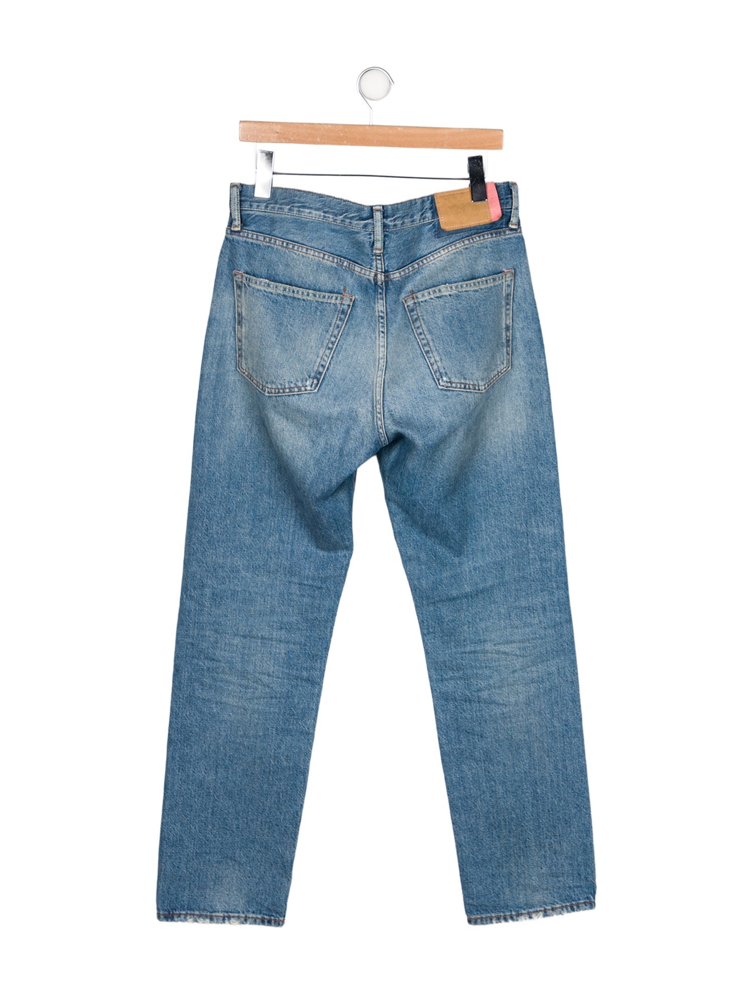 Acne Studios Mid-Rise Straight Leg Jeans