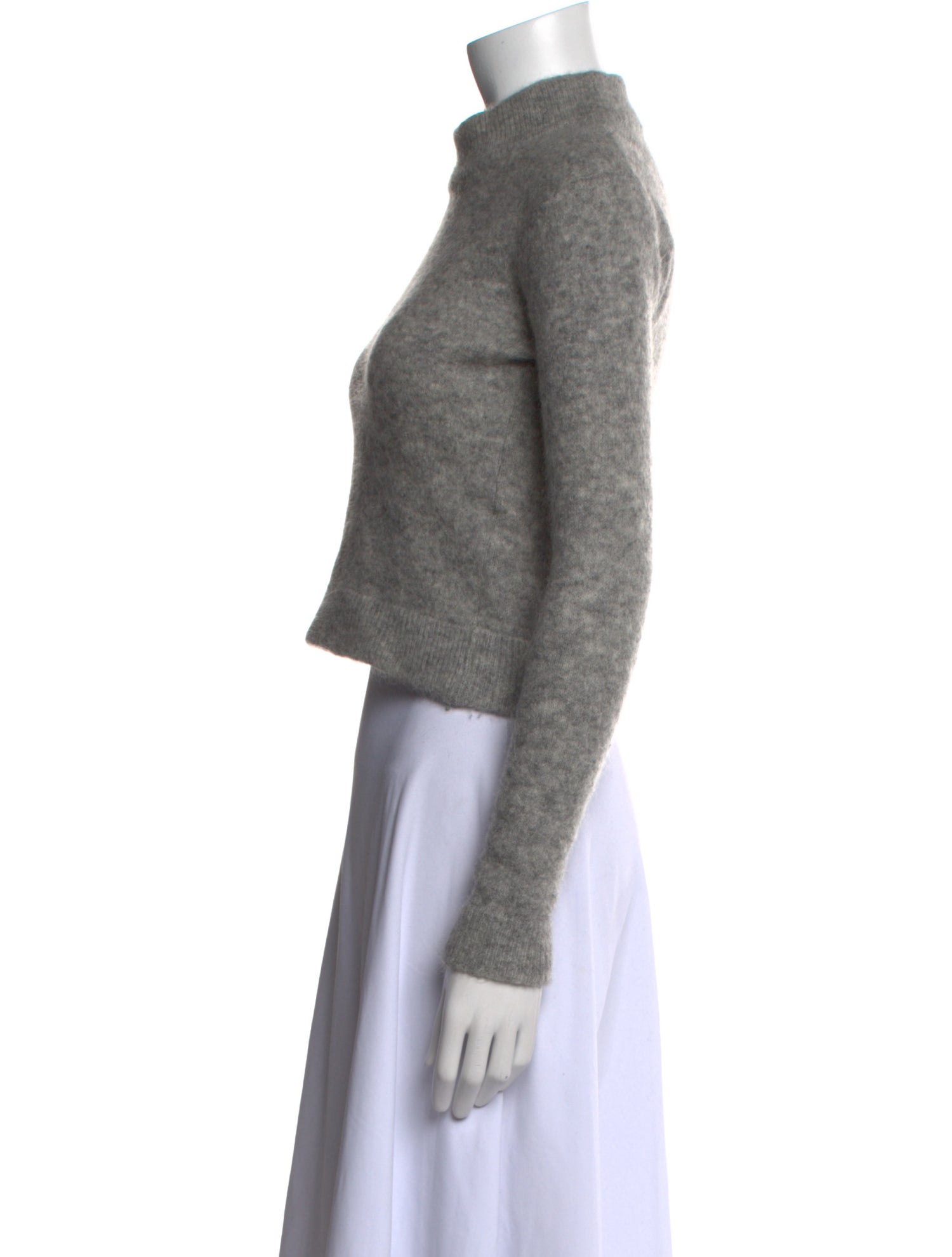 Acne Studios Kid Mohair Mock Neck Sweater