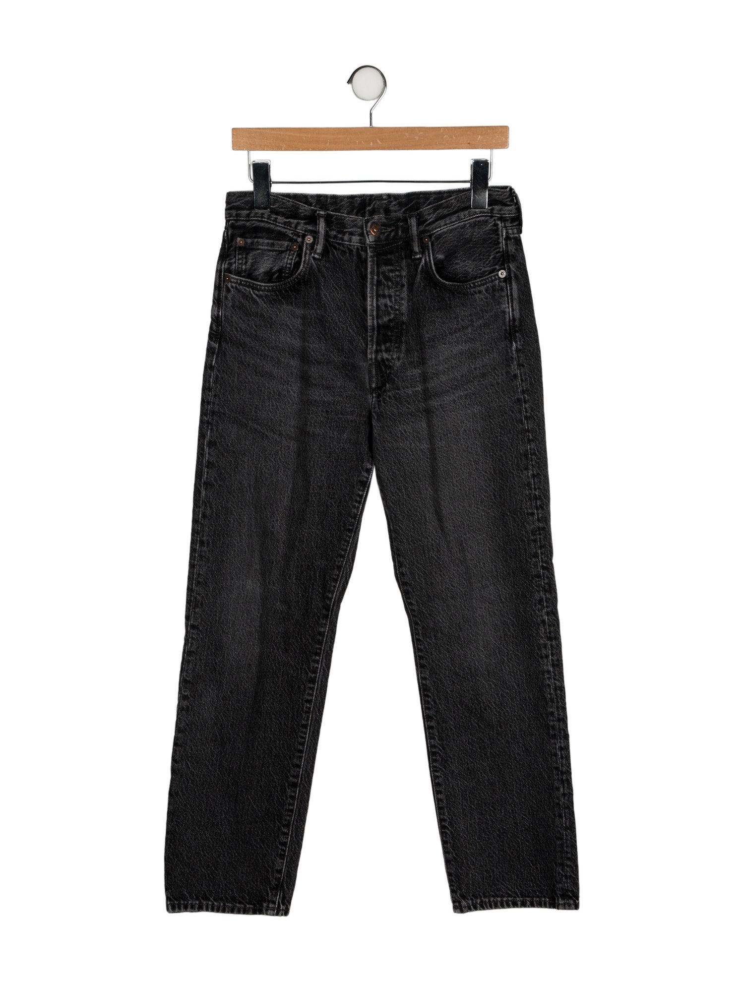 Acne Studios Mid-Rise Straight Leg Jeans