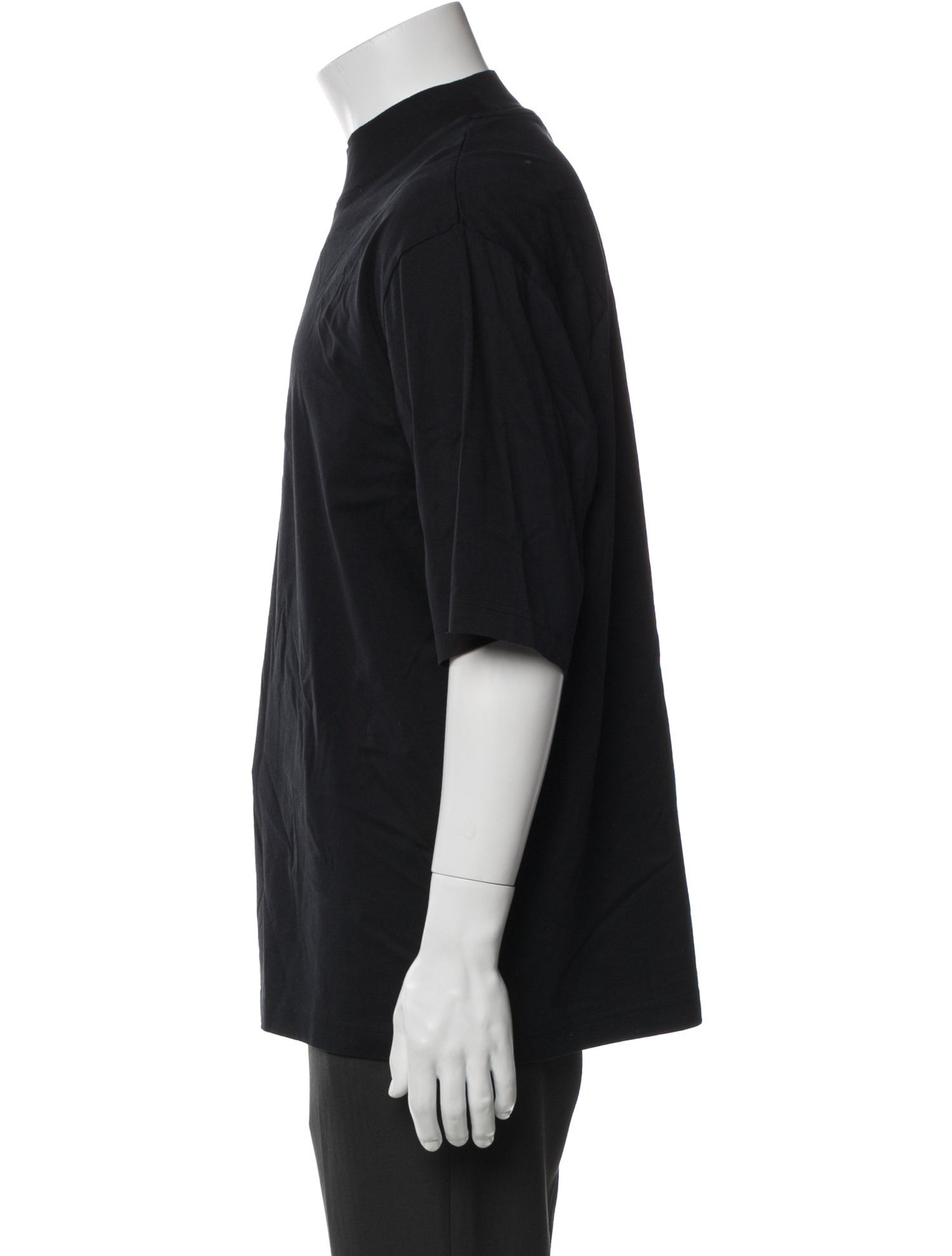 Acne Studios Mock Neck Short Sleeve T-Shirt