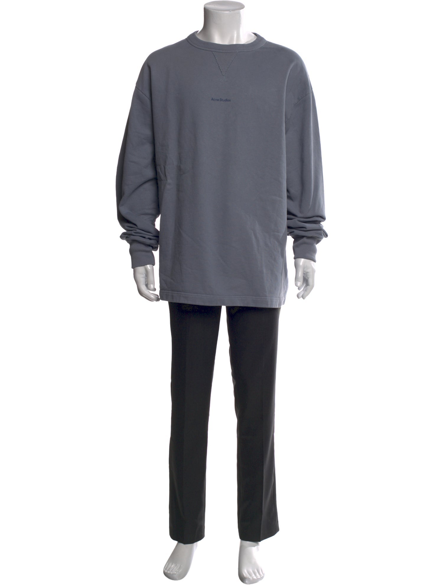 Acne Studios Crew Neck Long Sleeve Sweatshirt