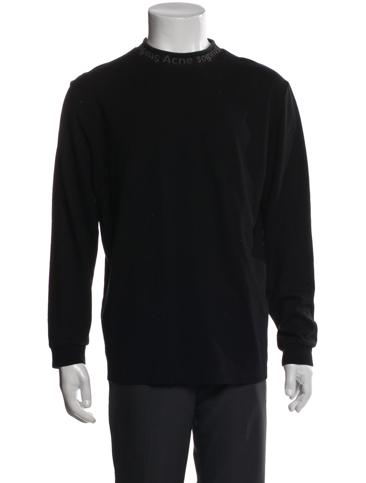 Acne Studios Mock Neck Long Sleeve T-Shirt