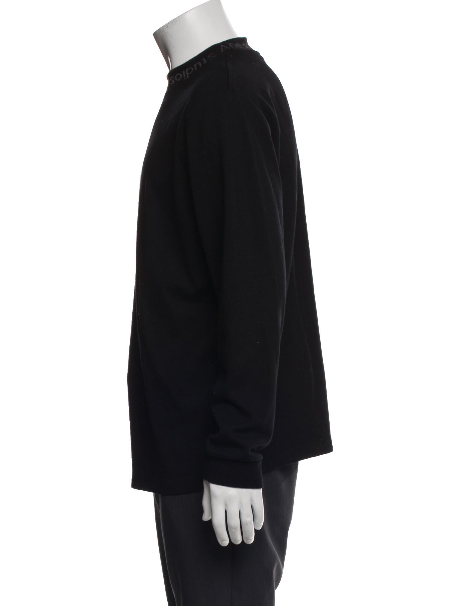 Acne Studios Mock Neck Long Sleeve T-Shirt