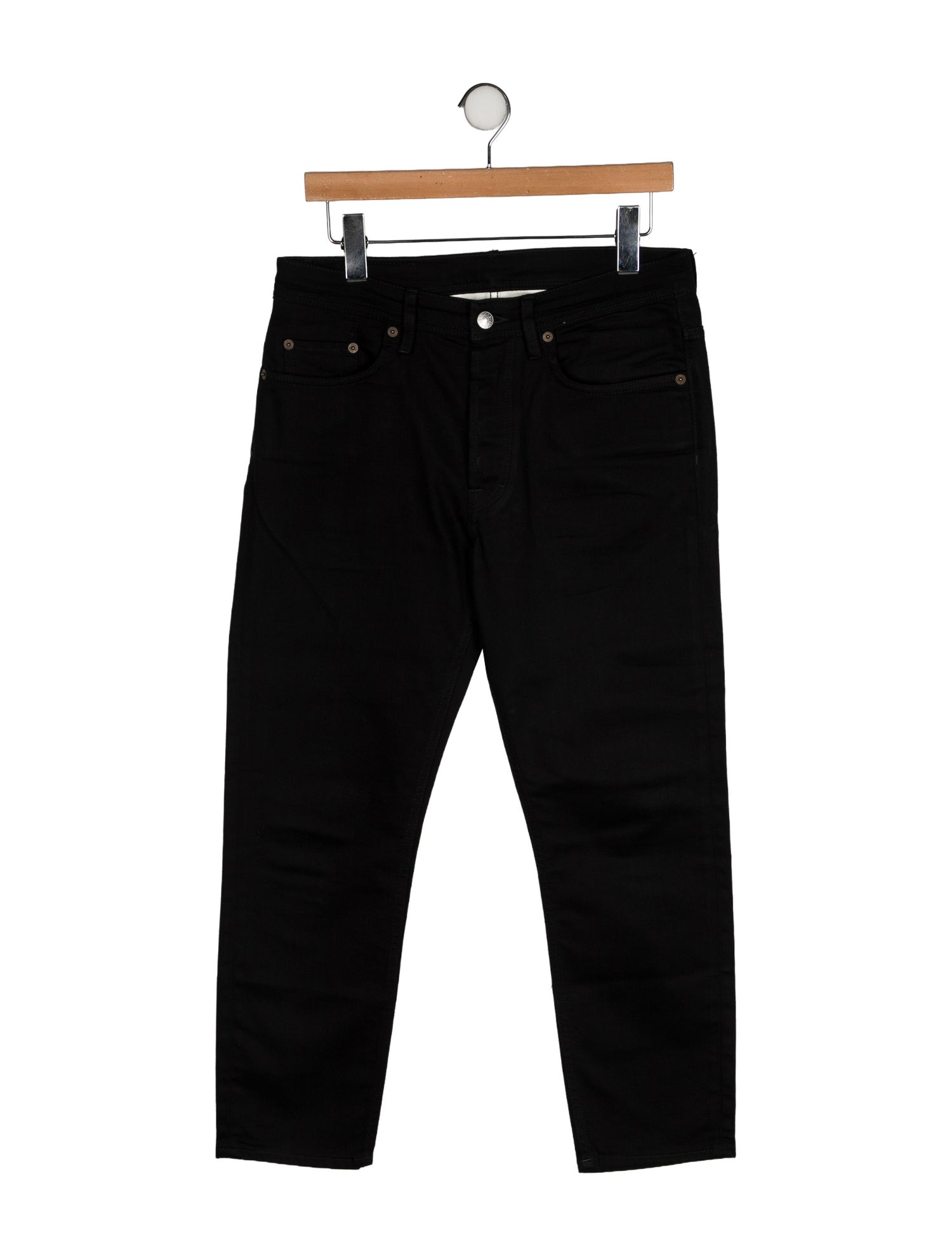 Acne Studios Mid-Rise Straight Leg Jeans