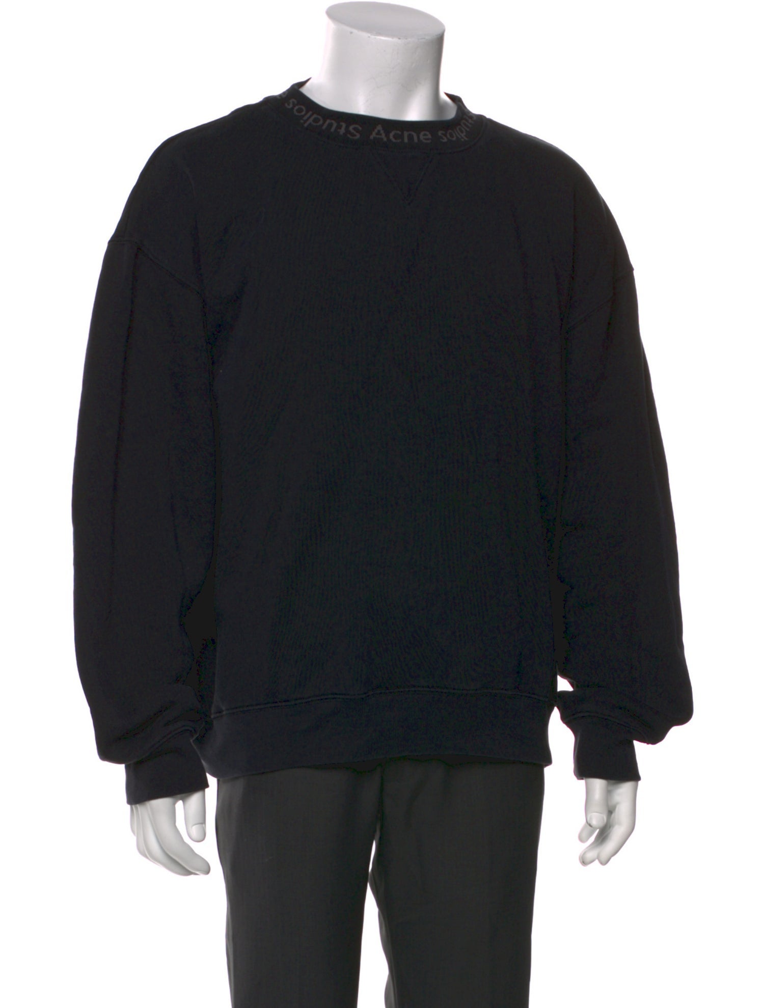 Acne Studios Crew Neck Long Sleeve Sweatshirt