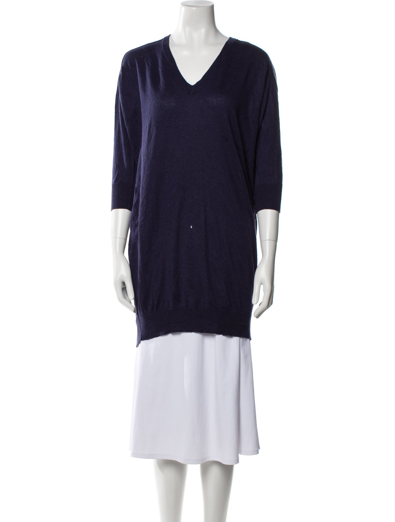 Acne Studios Silk V-Neck Sweater