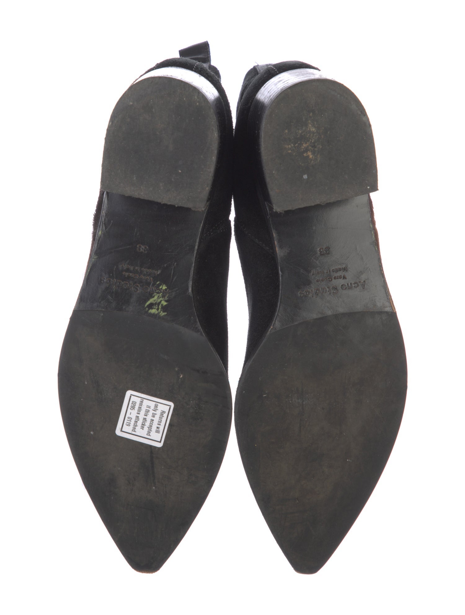 Acne Studios Ponyhair Animal Print Chelsea Boots