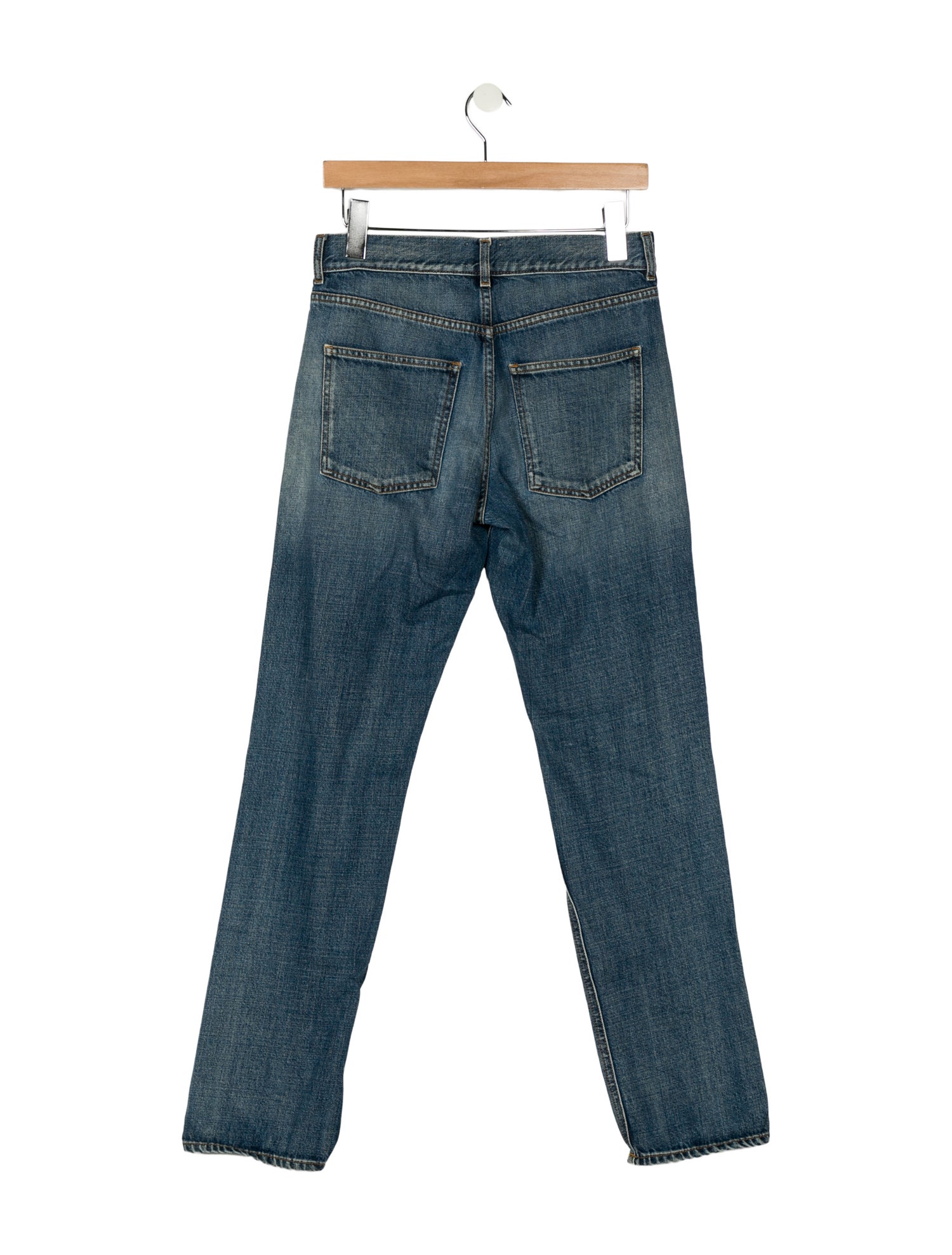 Acne Studios Mid-Rise Straight Leg Jeans