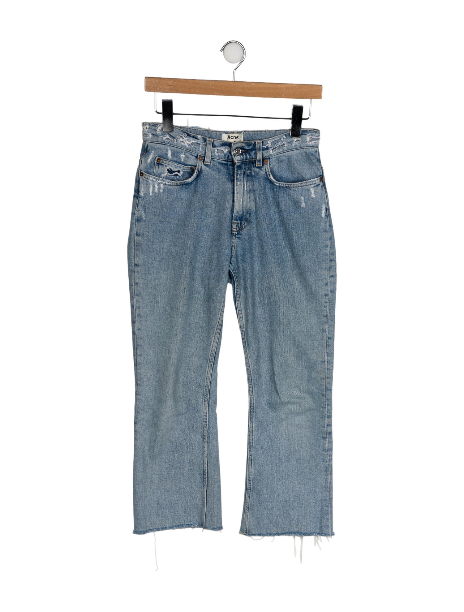 Acne Studios Mid-Rise Straight Leg Jeans