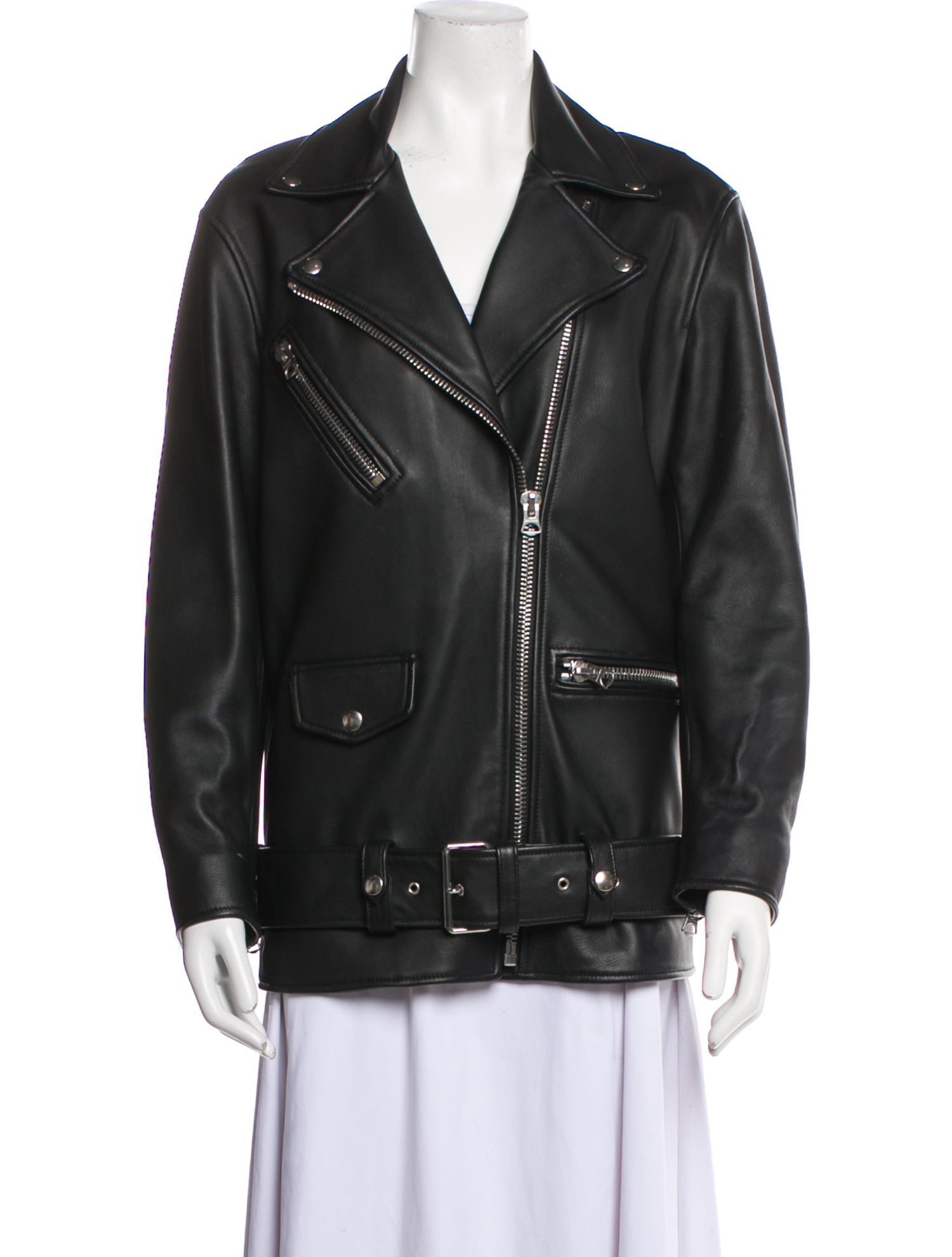 Acne Studios Leather Biker Jacket
