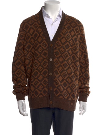 Acne Studios Wool Printed Cardigan