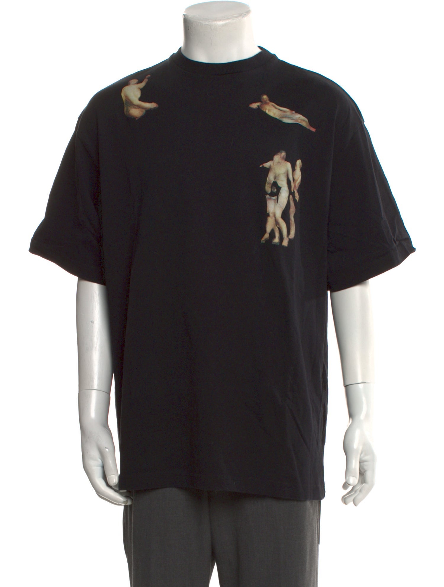 Acne Studios Graphic Print Crew Neck T-Shirt