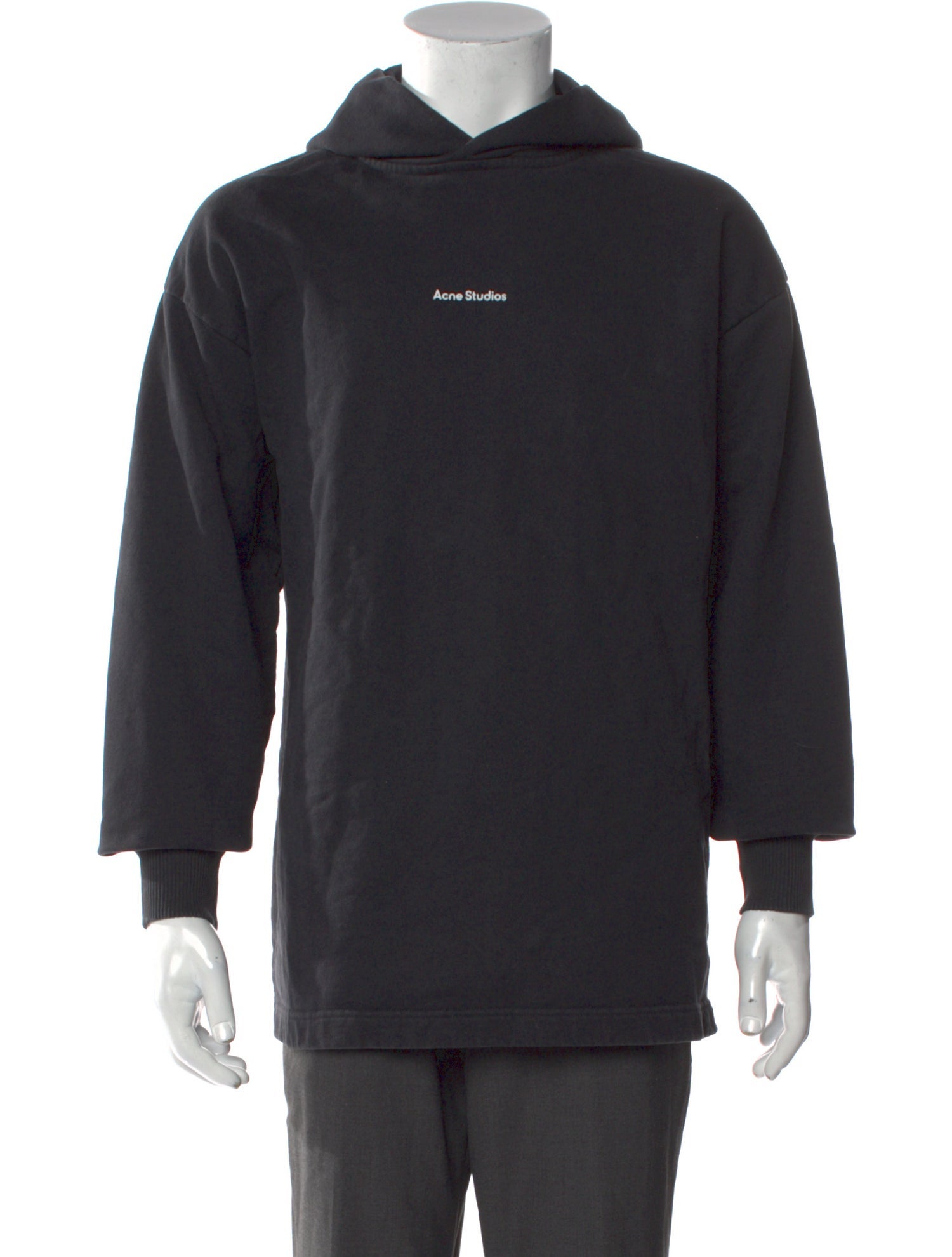 Acne Studios Graphic Print Crew Neck Hoodie