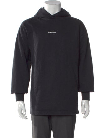 Acne Studios Graphic Print Crew Neck Hoodie