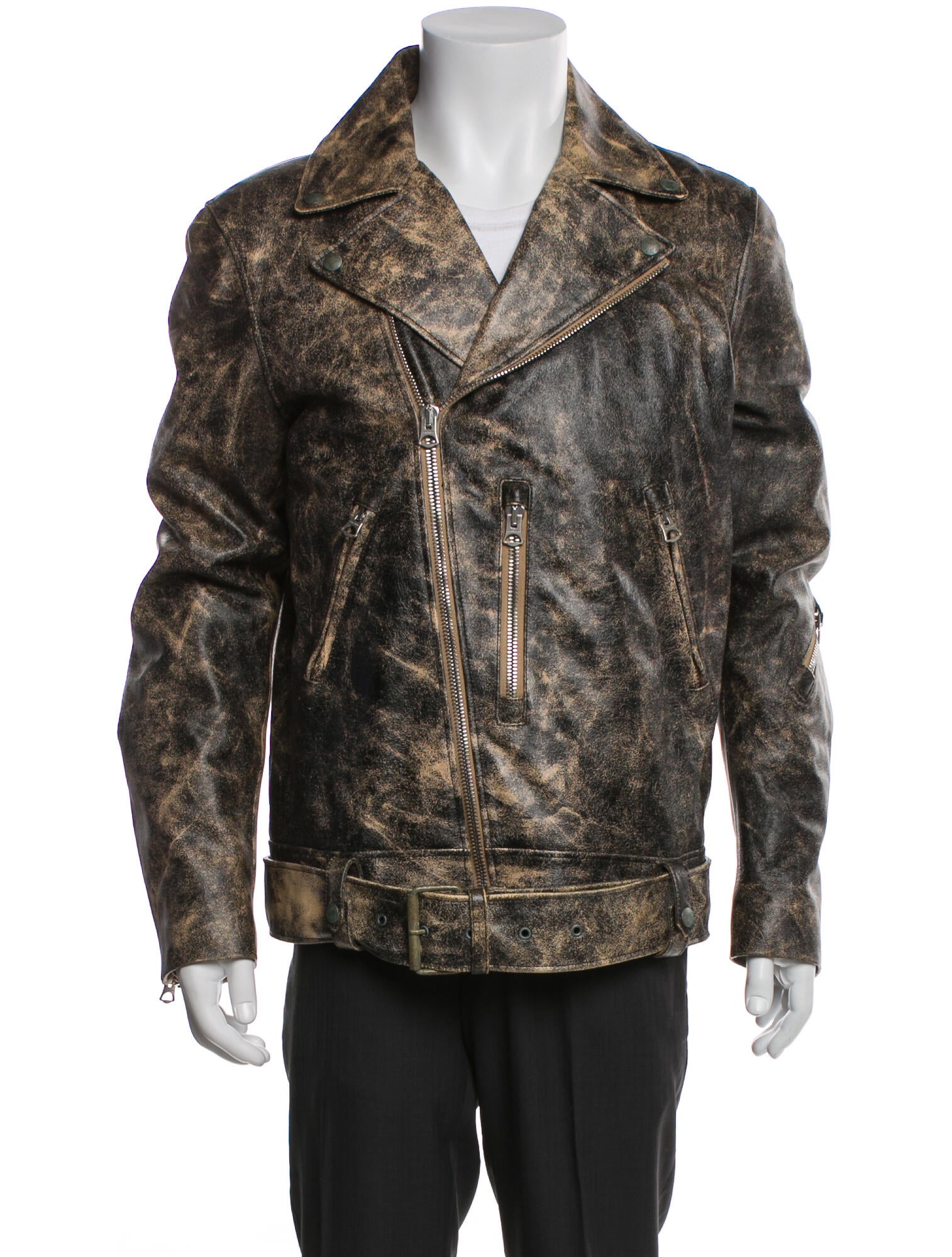 Acne Studios Lamb Leather Moto Jacket