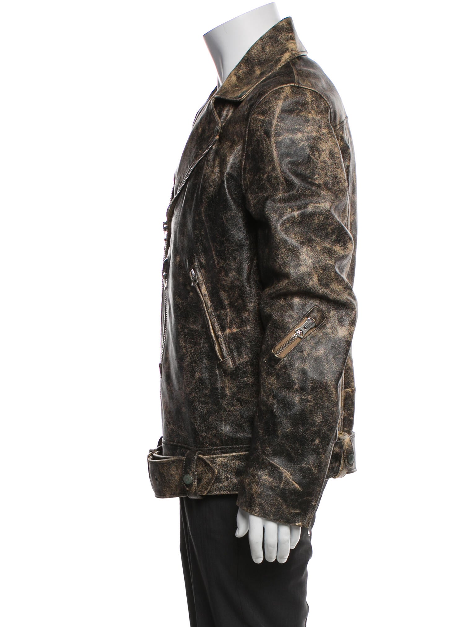 Acne Studios Lamb Leather Moto Jacket