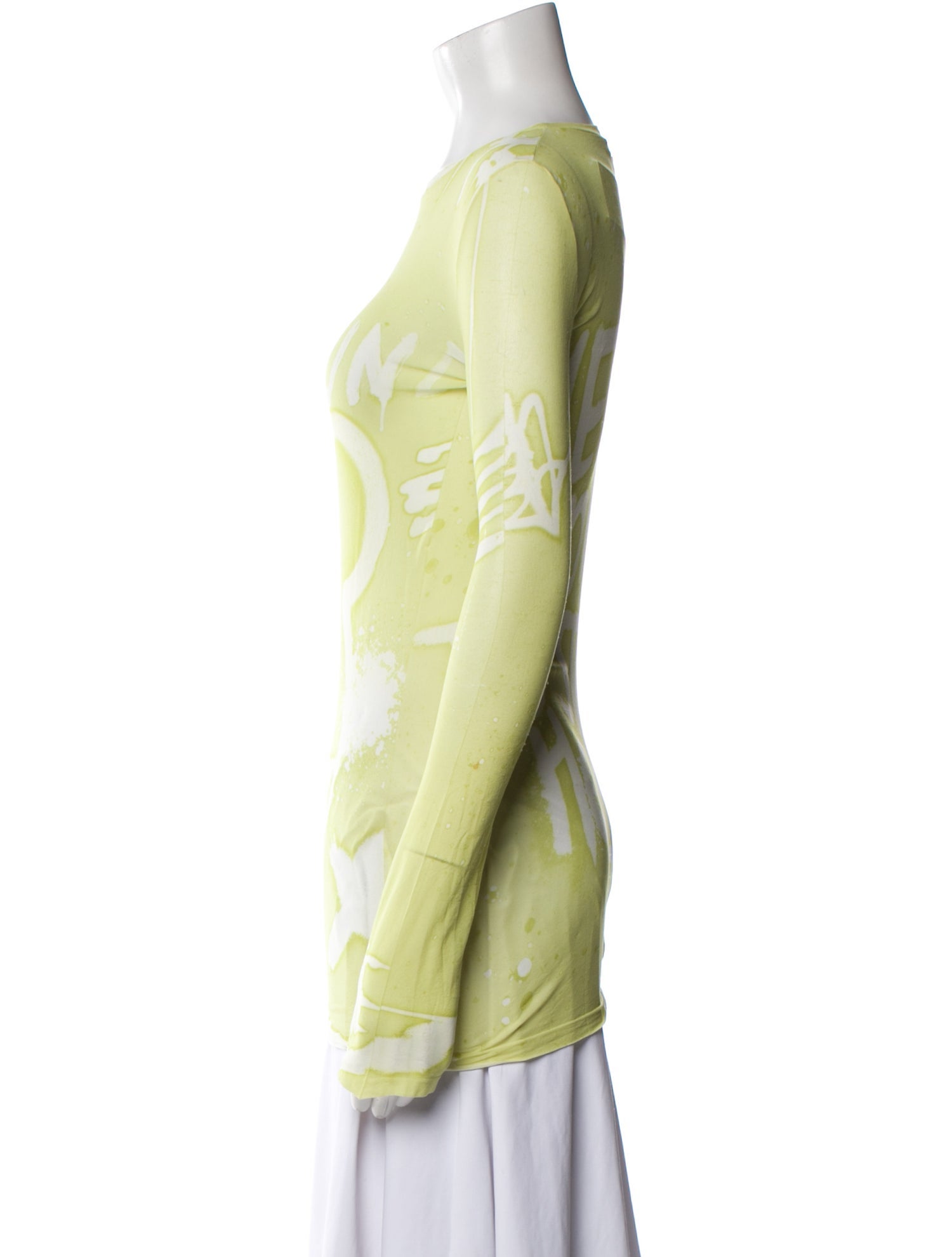 Acne Studios Printed Bateau Neckline Tunic