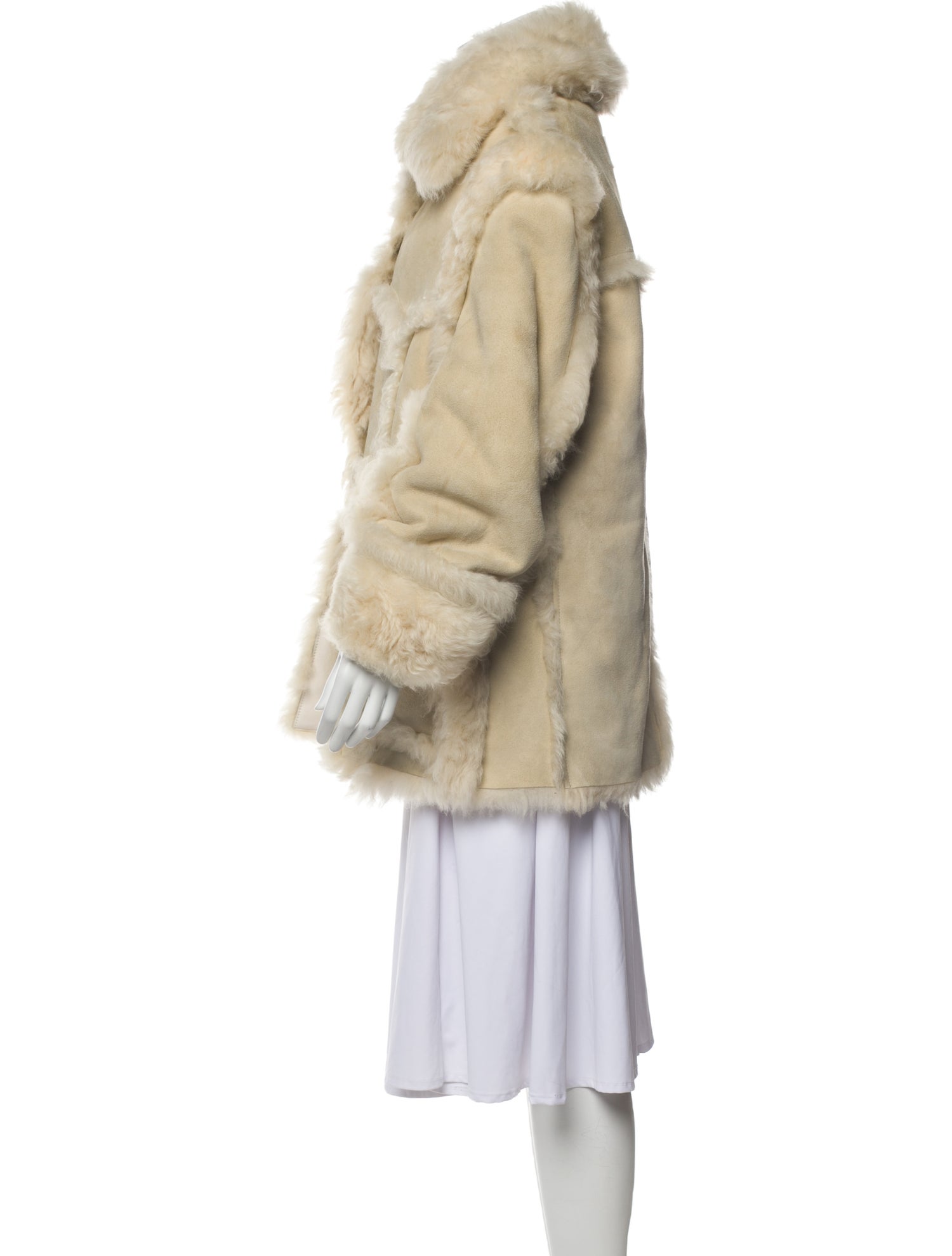 Acne Studios Shearling Fur Coat
