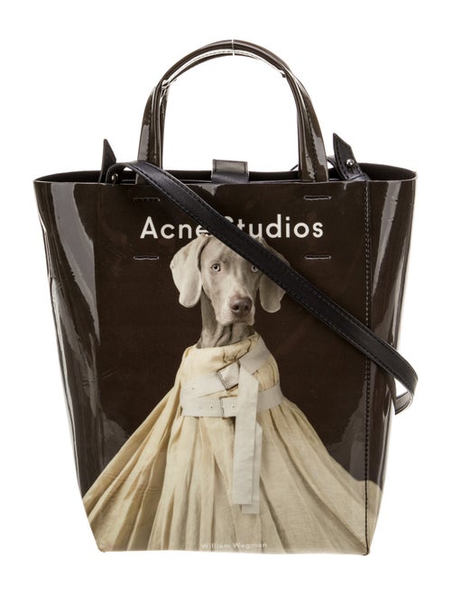 Acne Studios Patent Leather Top Handle Bag