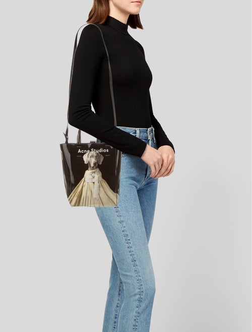 Acne Studios Patent Leather Top Handle Bag