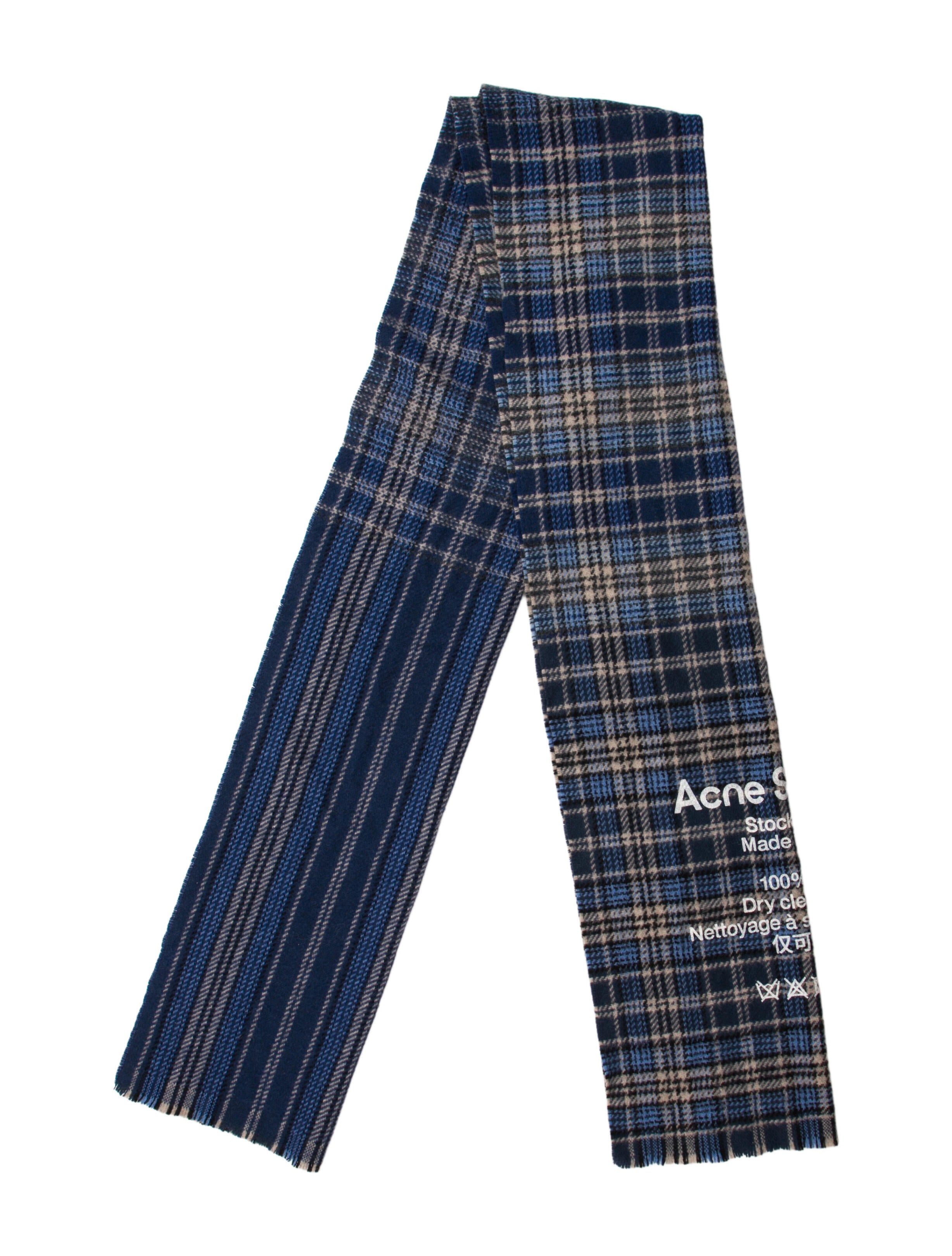 Acne Studios Wool Striped Scarf