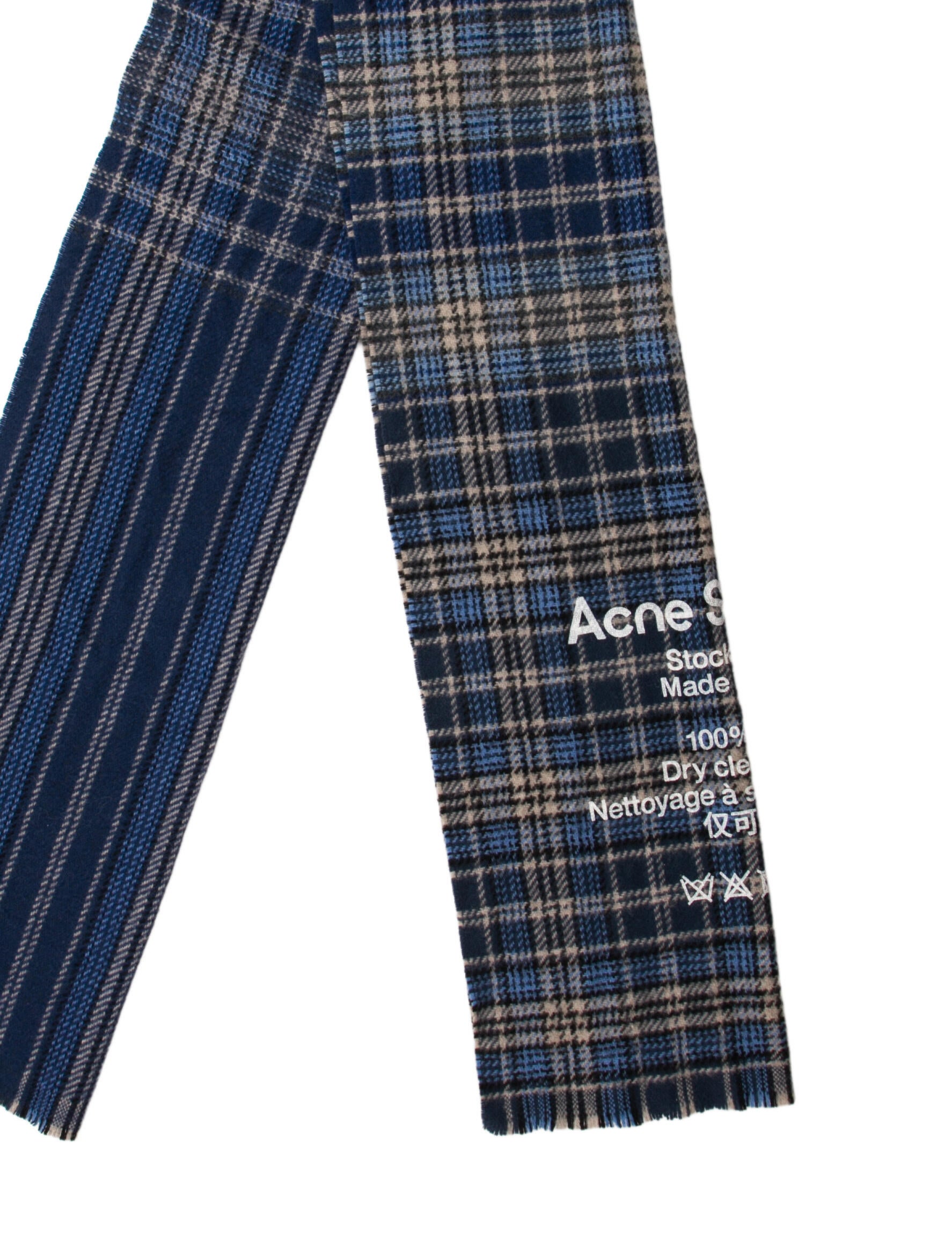 Acne Studios Wool Striped Scarf