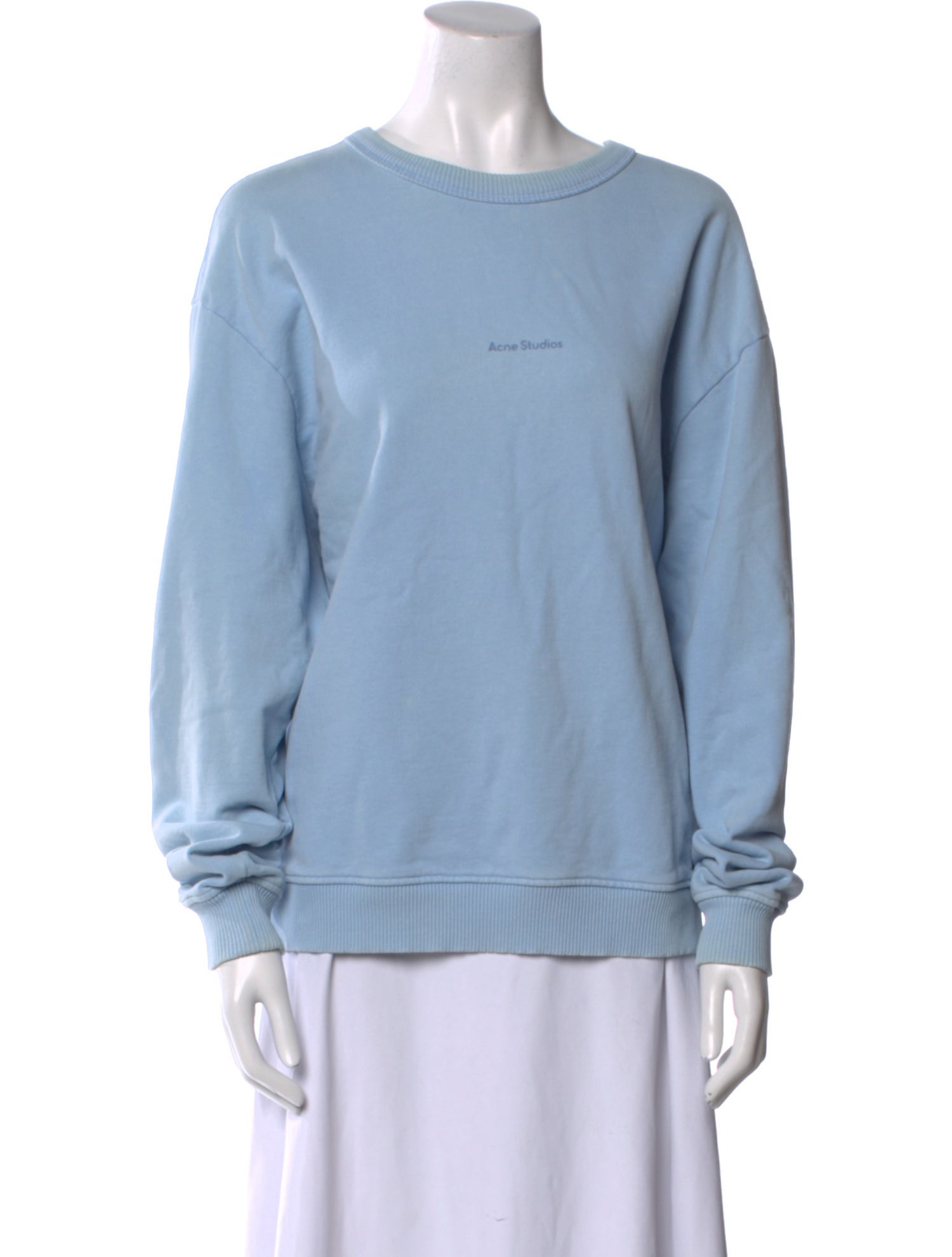 Acne Studios Crew Neck Long Sleeve Sweatshirt
