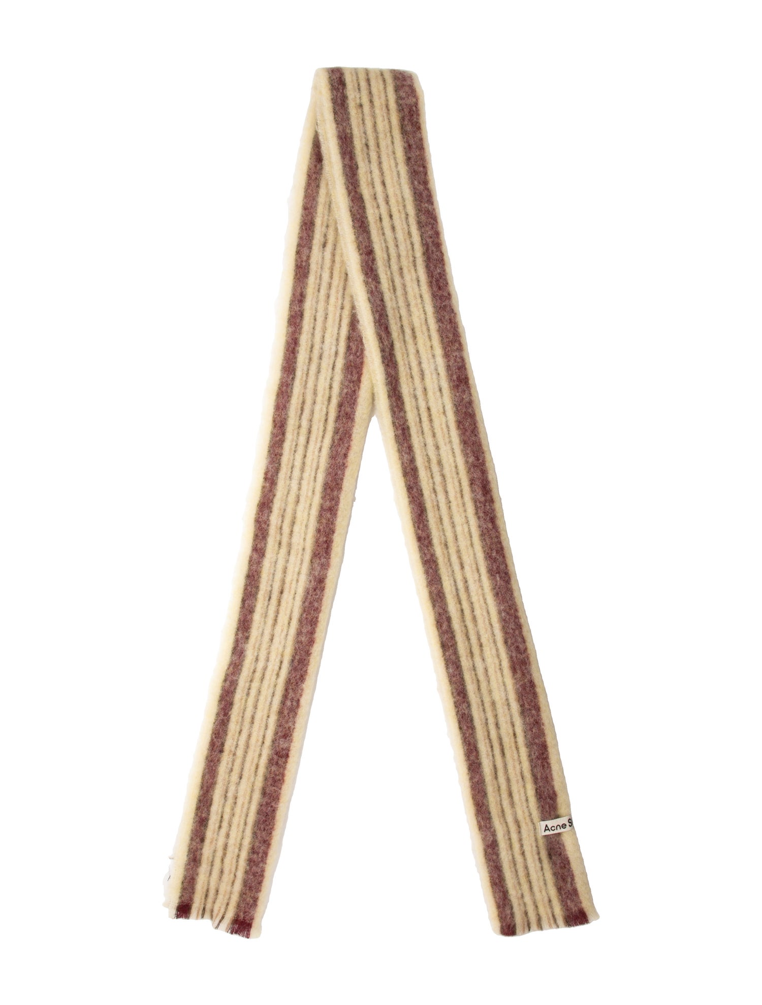 Acne Studios Alpaca Striped Scarf