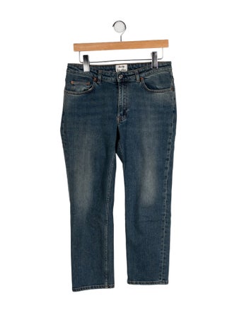 Acne Studios Low-Rise Straight Leg Jeans